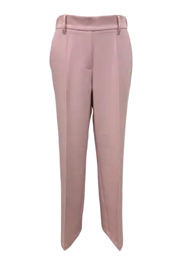 Stylish pink dress pants for women, perfect for office or formal occasions, featuring a tailored fit and classic design.