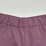 Close-up of a stylish pink skirt with an elastic waistband, perfect for casual or semi-formal wear, showcasing high-quality fabric and craftsmanship.