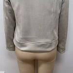 Stylish light gray women's jacket displayed on a mannequin, perfect for casual or semi-formal wear, featuring a classic collar and sleek design.