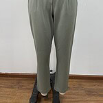 Stylish women's trousers with a drawstring waist, tailored fit, and soft fabric, perfect for casual or office wear.