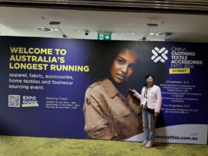 Ningbo United Group exhibition stand F53 at China Clothing Textiles Accessories Expo Sydney 2026